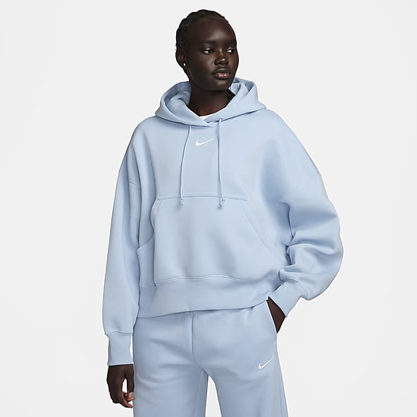 Blue nike sweater womens discount
